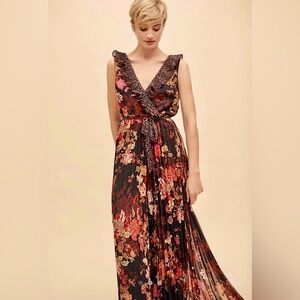 ✨ NWT 🆕 Anthropologie ~ Kachel Florette Jumpsuit - 6